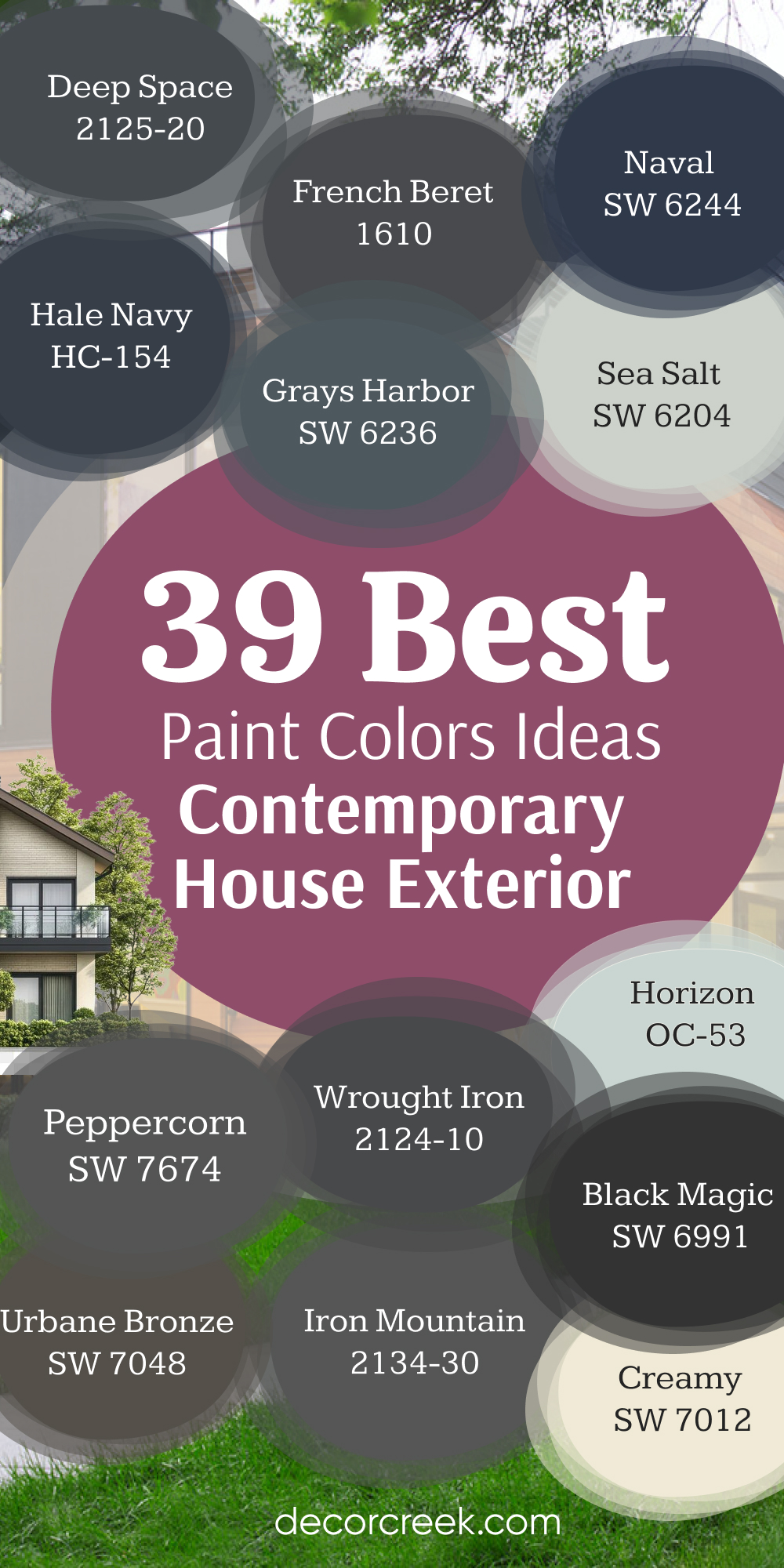 39 paint color ideas for the Contemporary House Exterior