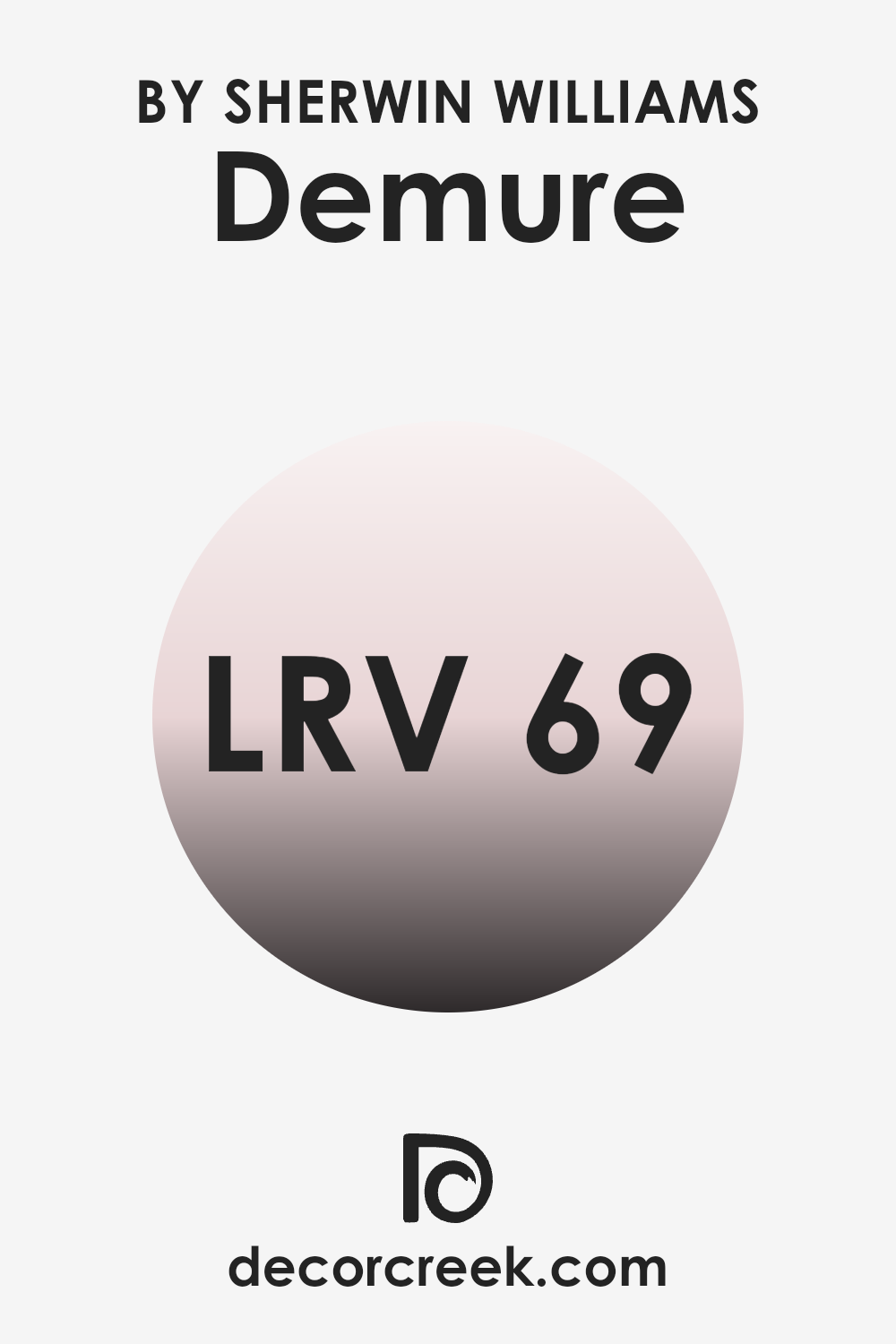 what_is_the_lrv_of_demure_sw_6295