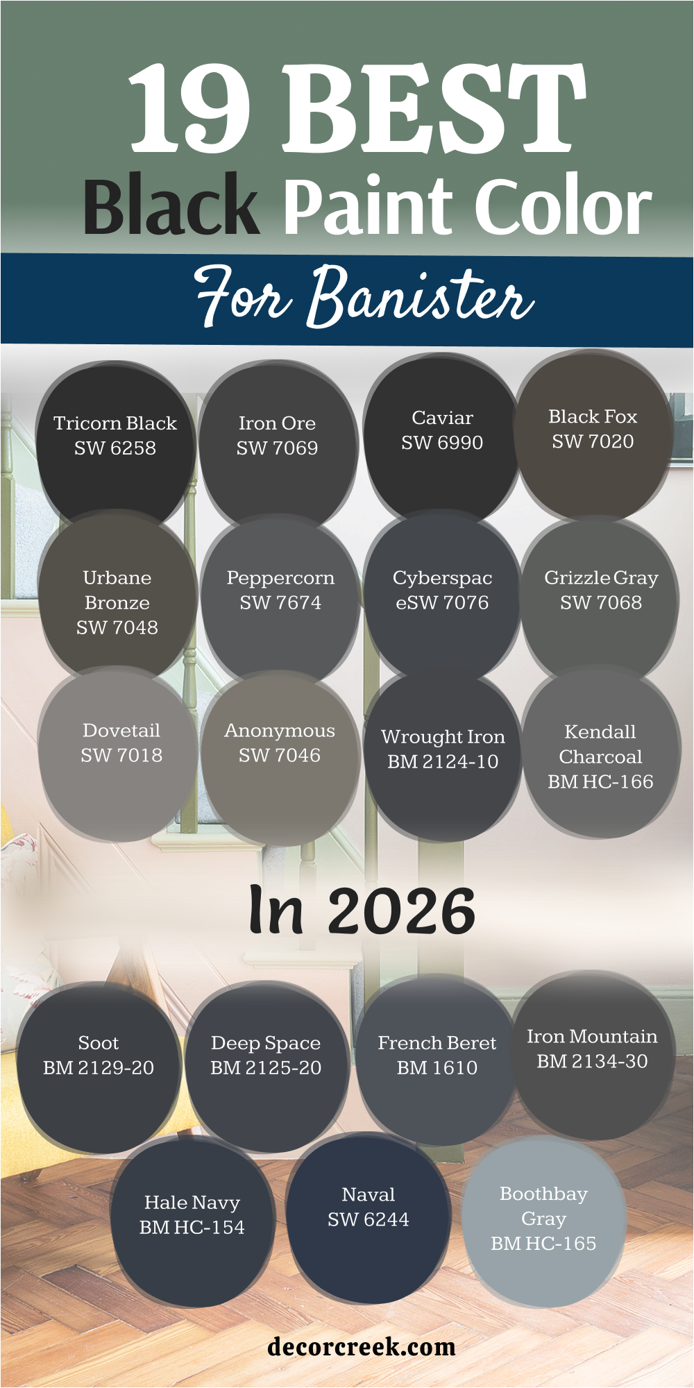 19 Best Black Paint Color For Banister in 2026