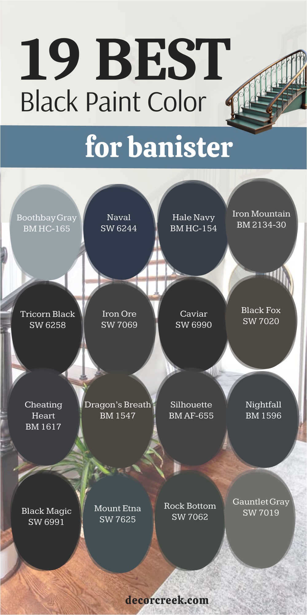 19 Best Black Paint Color For Banister