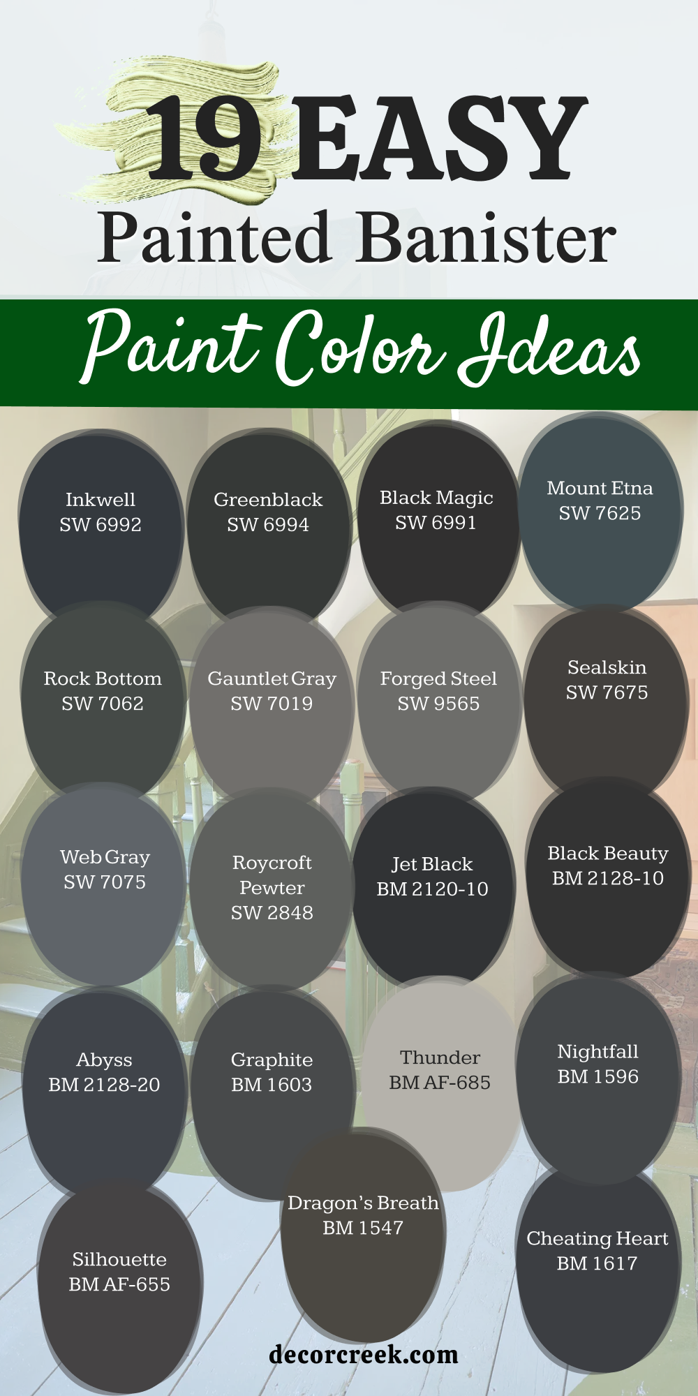 19 easy Painted Banister paint color Ideas