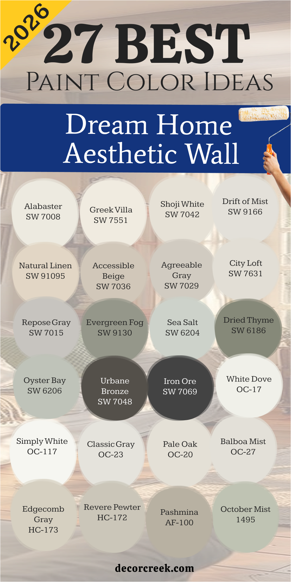 27 Dream home aesthetic wall paint ideas in 2026