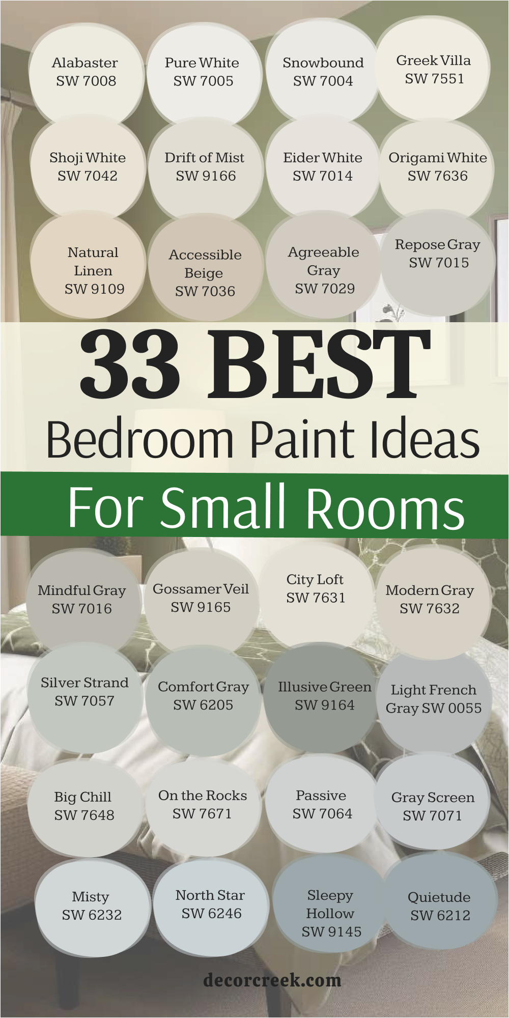33 Bedroom paint Ideas For Small Rooms