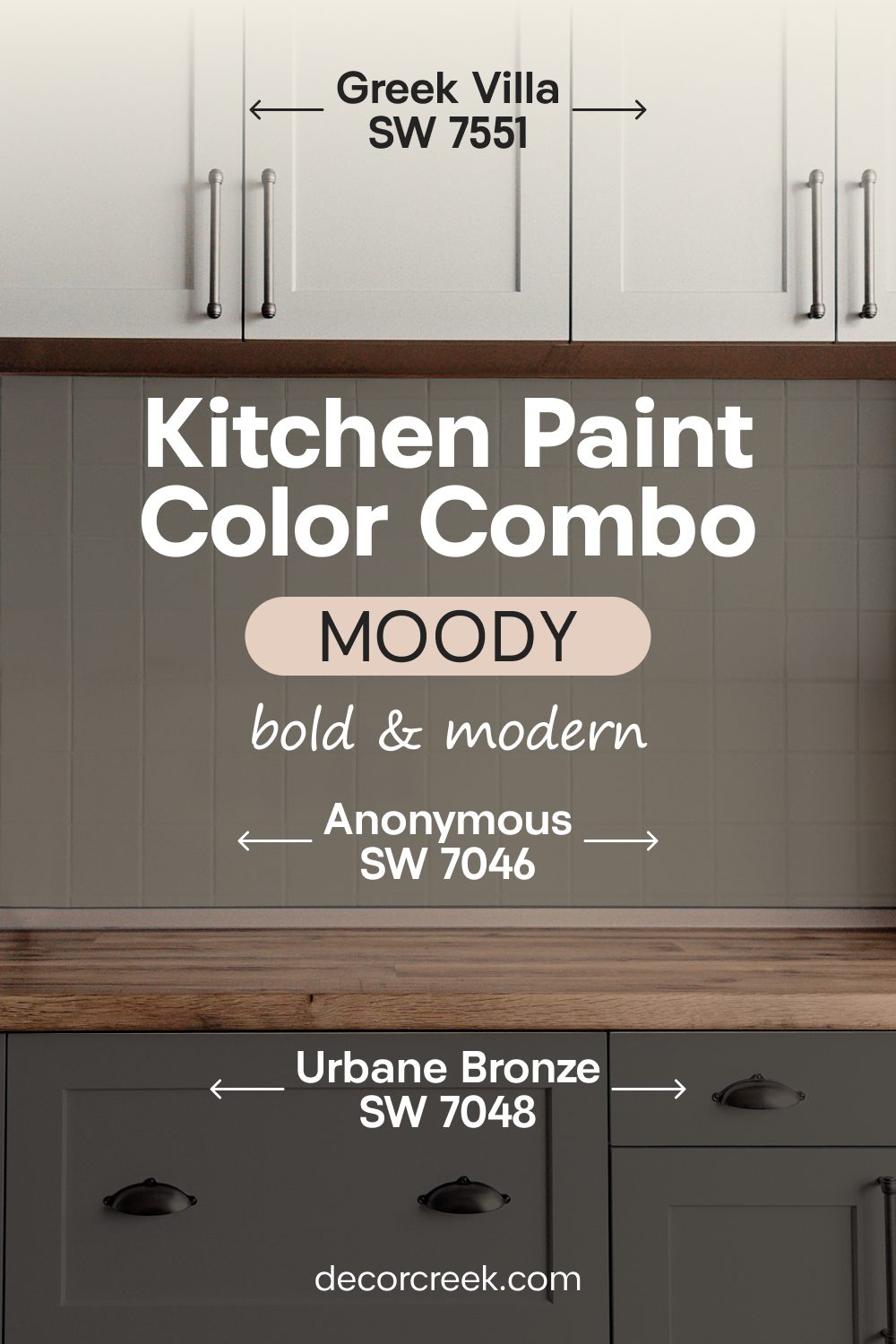 Anonymous SW 7046 + Urbane Bronze SW 7048 + Greek Villa SW 7551