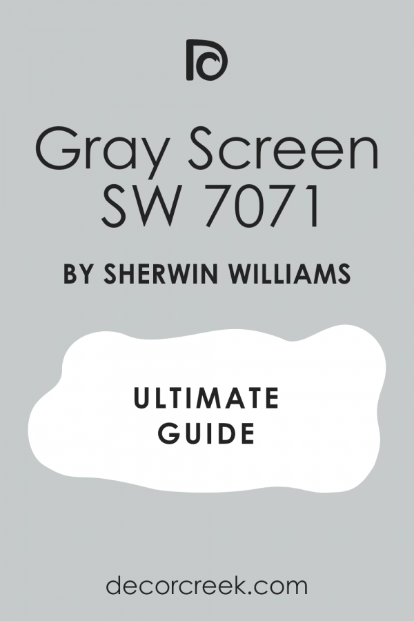 Things to Know Before You Choose Gray Screen SW 7071 by Sherwin ...