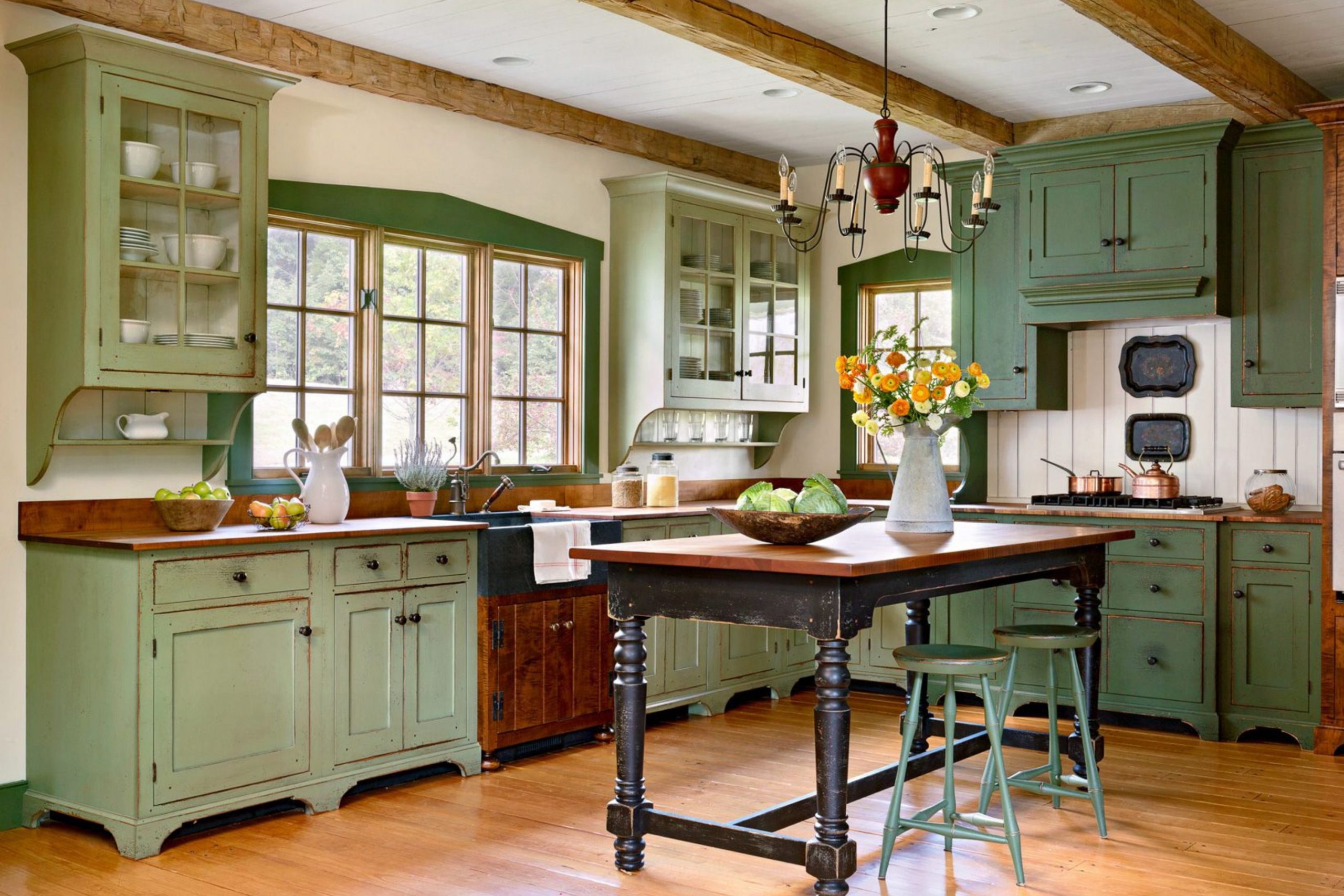 38 Best Green Kitchen Cabinets Paint Colors for a Fresh, Modern, and Timeless Look in 2026