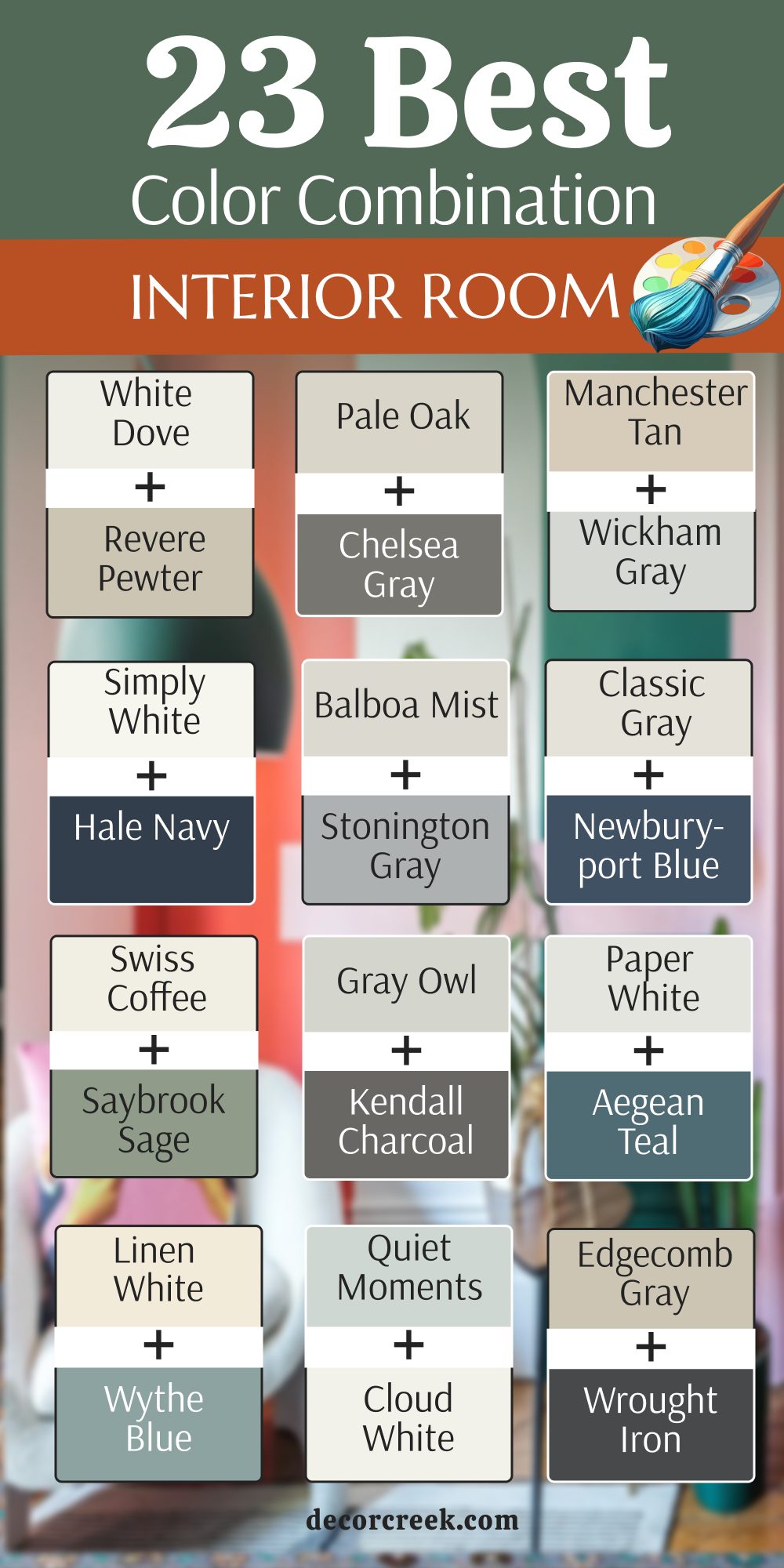 23 best Interior Room Color Combination