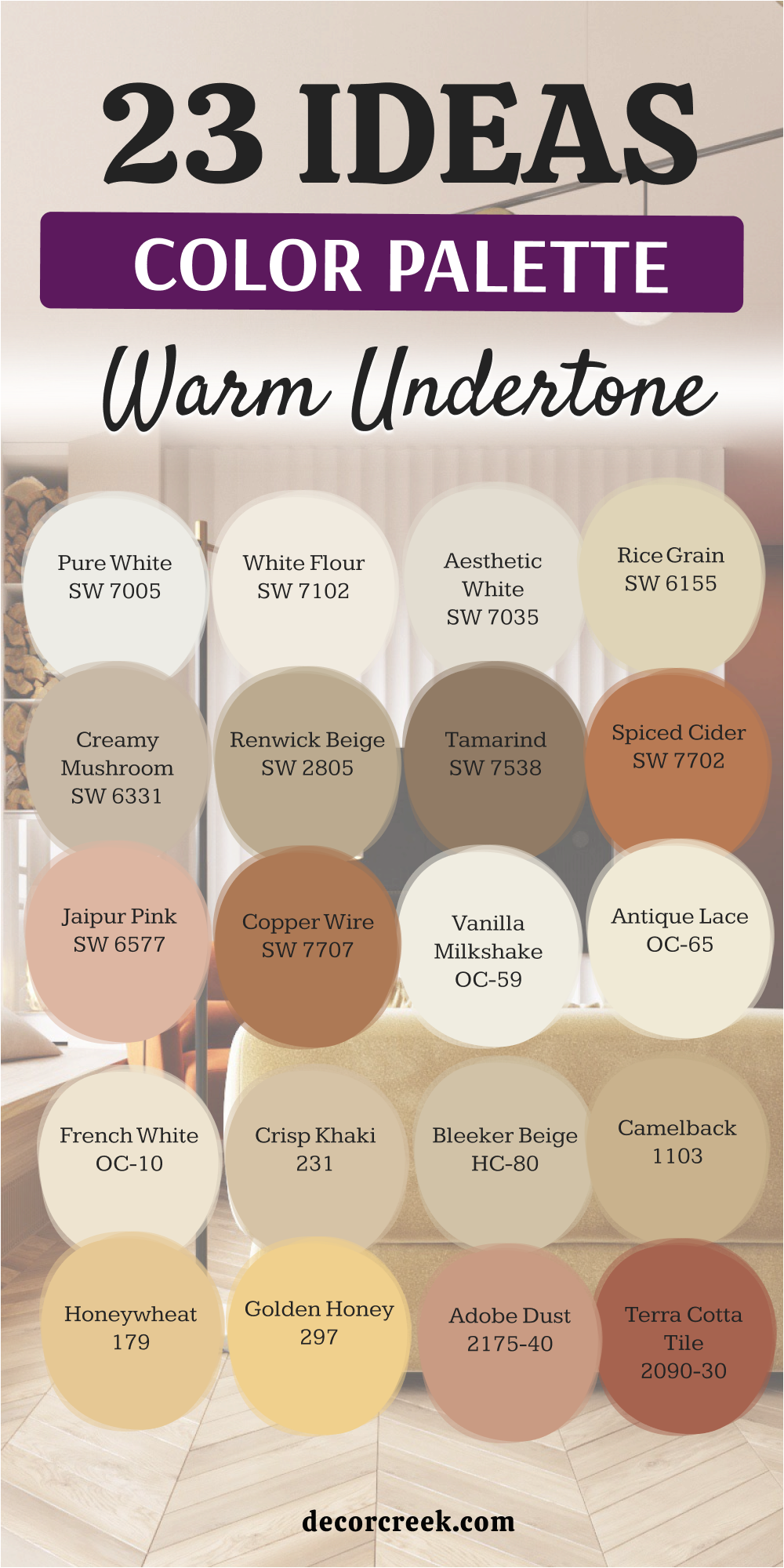 23 ideas for the warm undertone color palette