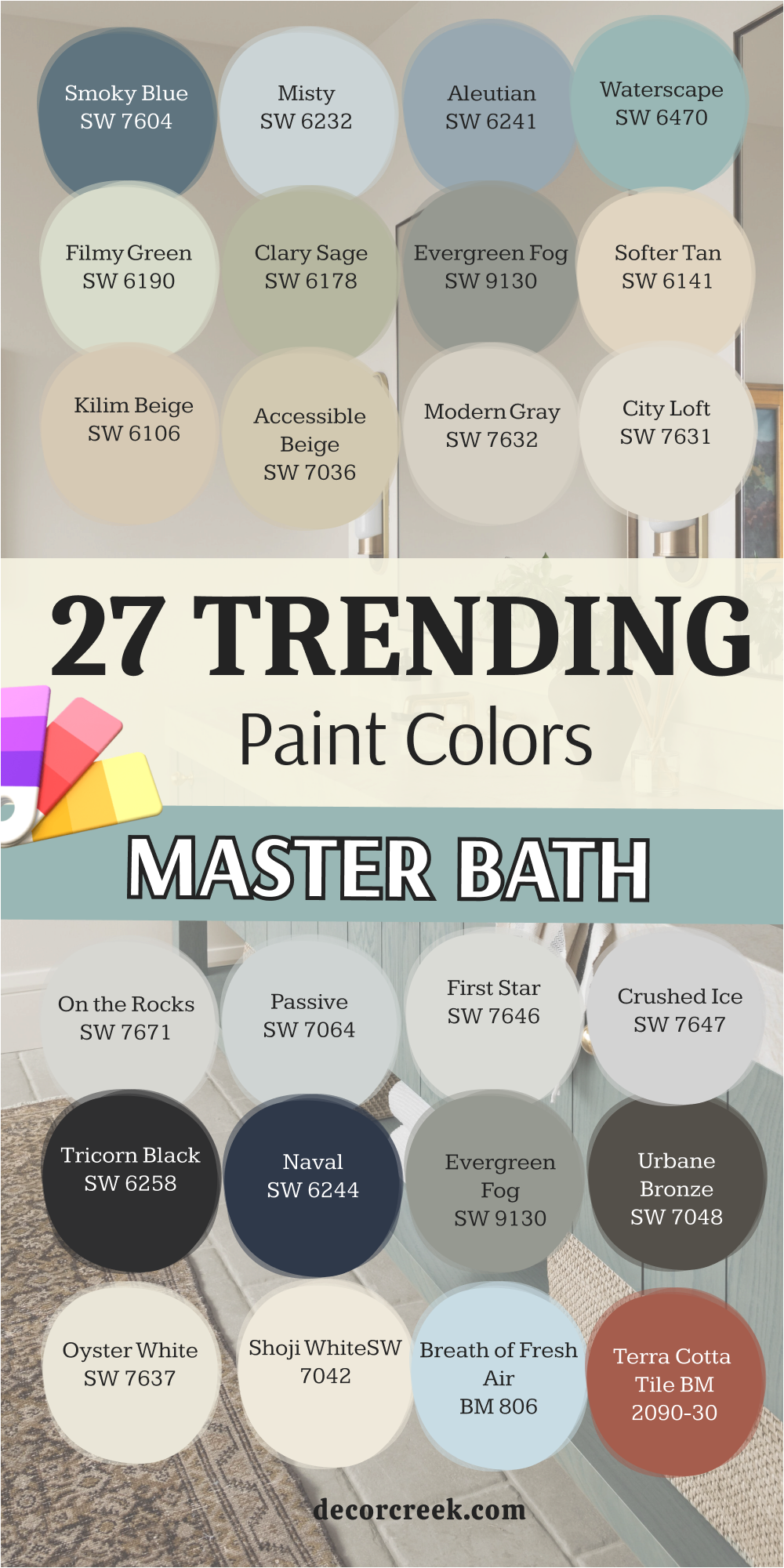 27 trending Master Bath Paint Colors