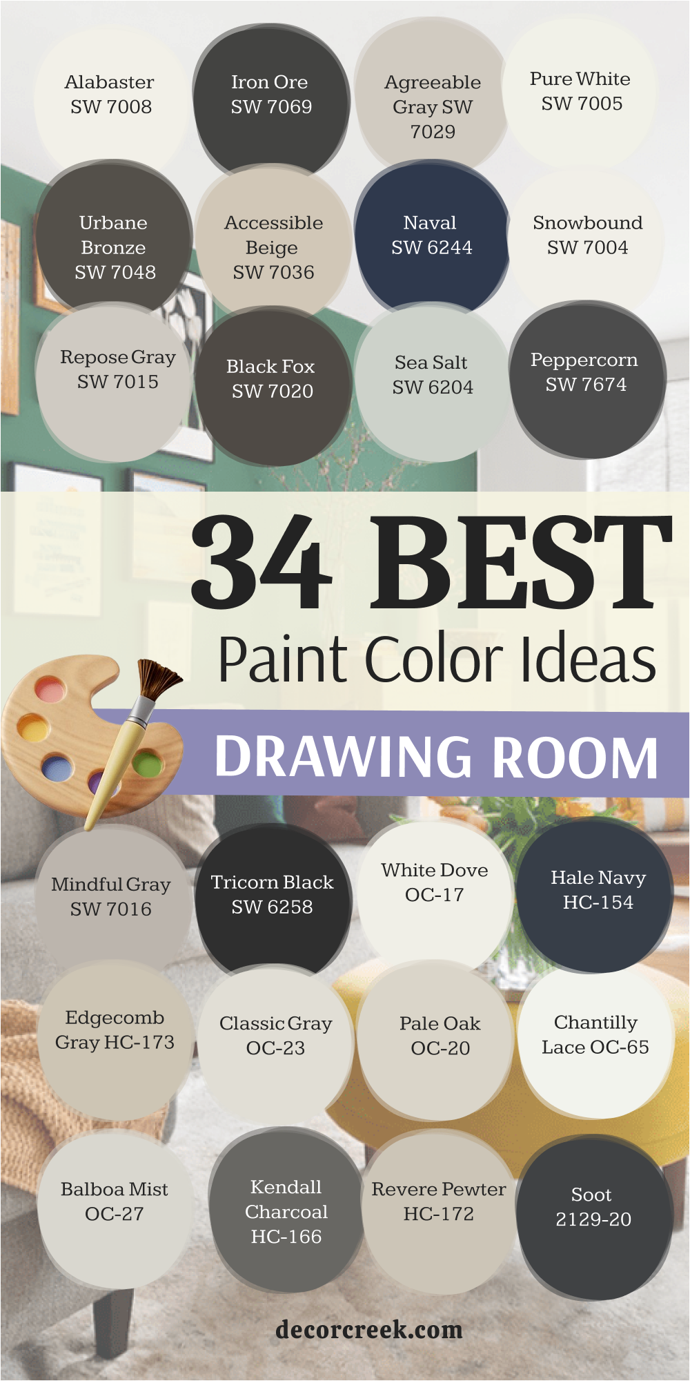 34 Drawing Room Paint Color Ideas