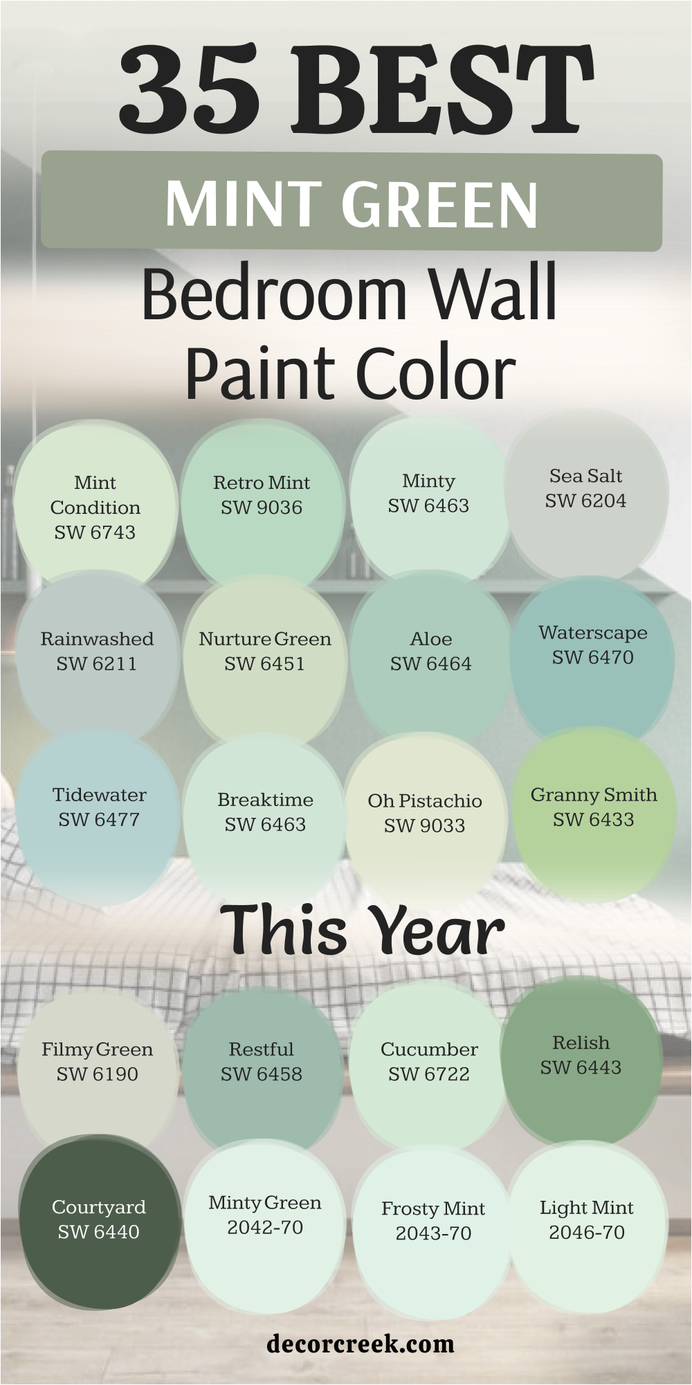 35 mint green bedroom wall paint color this year