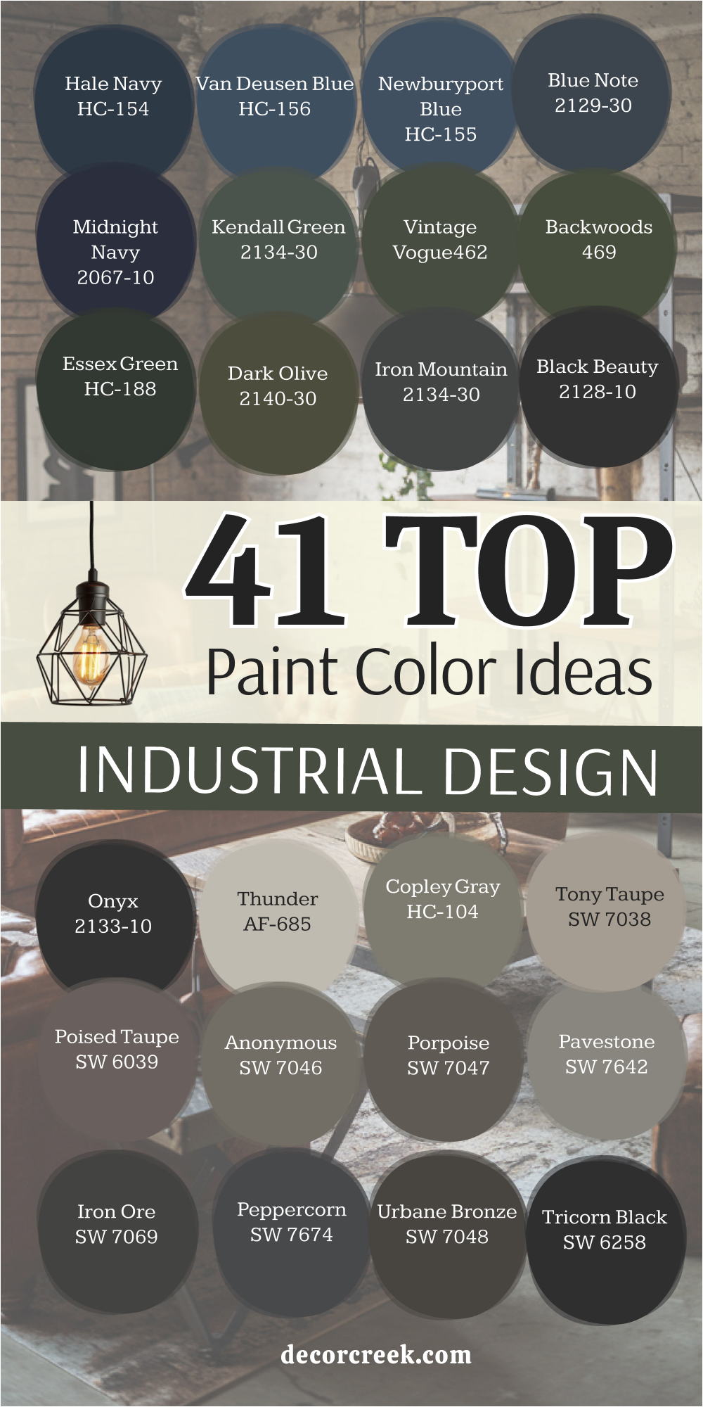 41 top industrial design paint color ideas