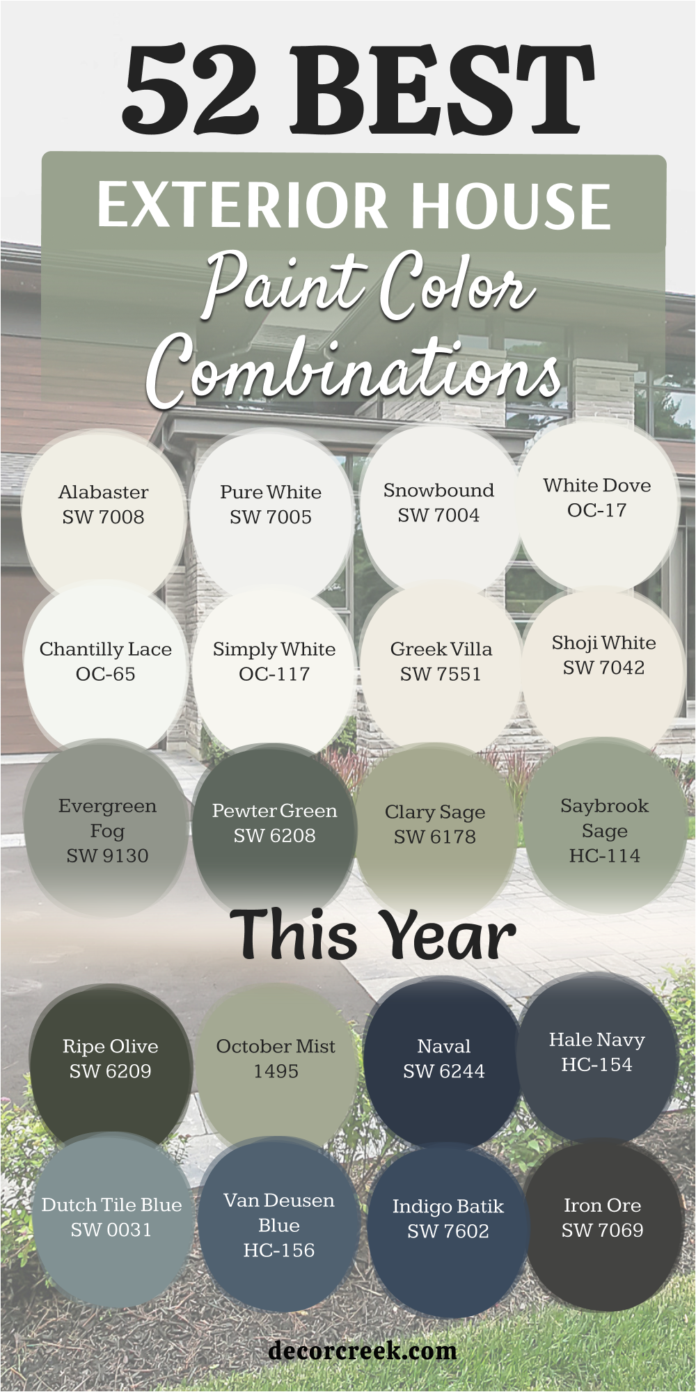 52 best exterior house paint color combinations this year