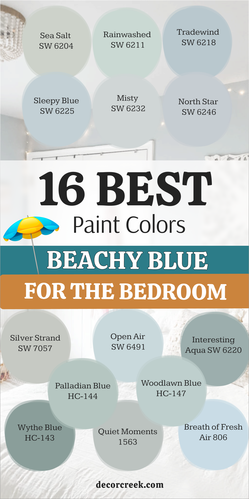 16 beachy blue paint colors for the bedroom