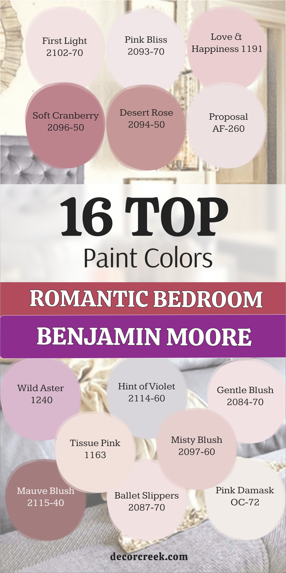 16 top roma16 top romantic bedroom paint colors from benjamin moorentic bedroom paint colors from benjamin moore