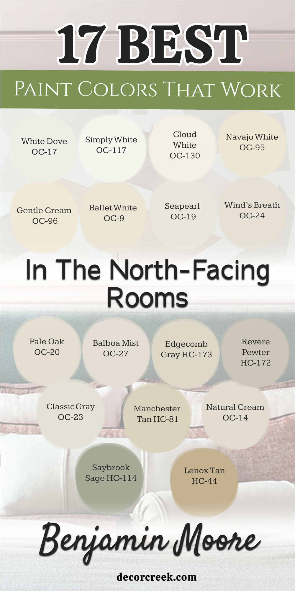 17 best paint colors from benjamin moore that work in the north-facing rooms (1)