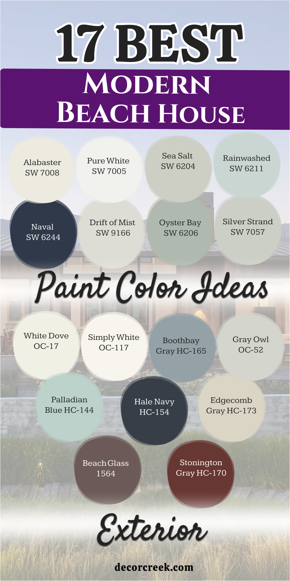 17 modern beach house exterior paint color ideas