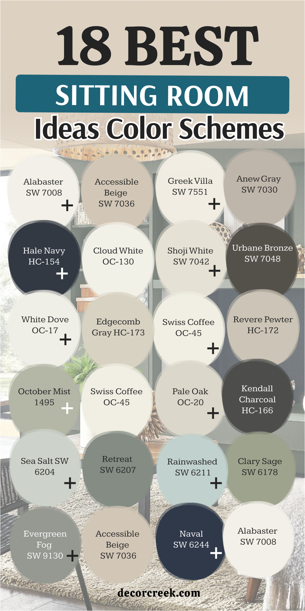 18 Sitting Room Ideas Color Schemes