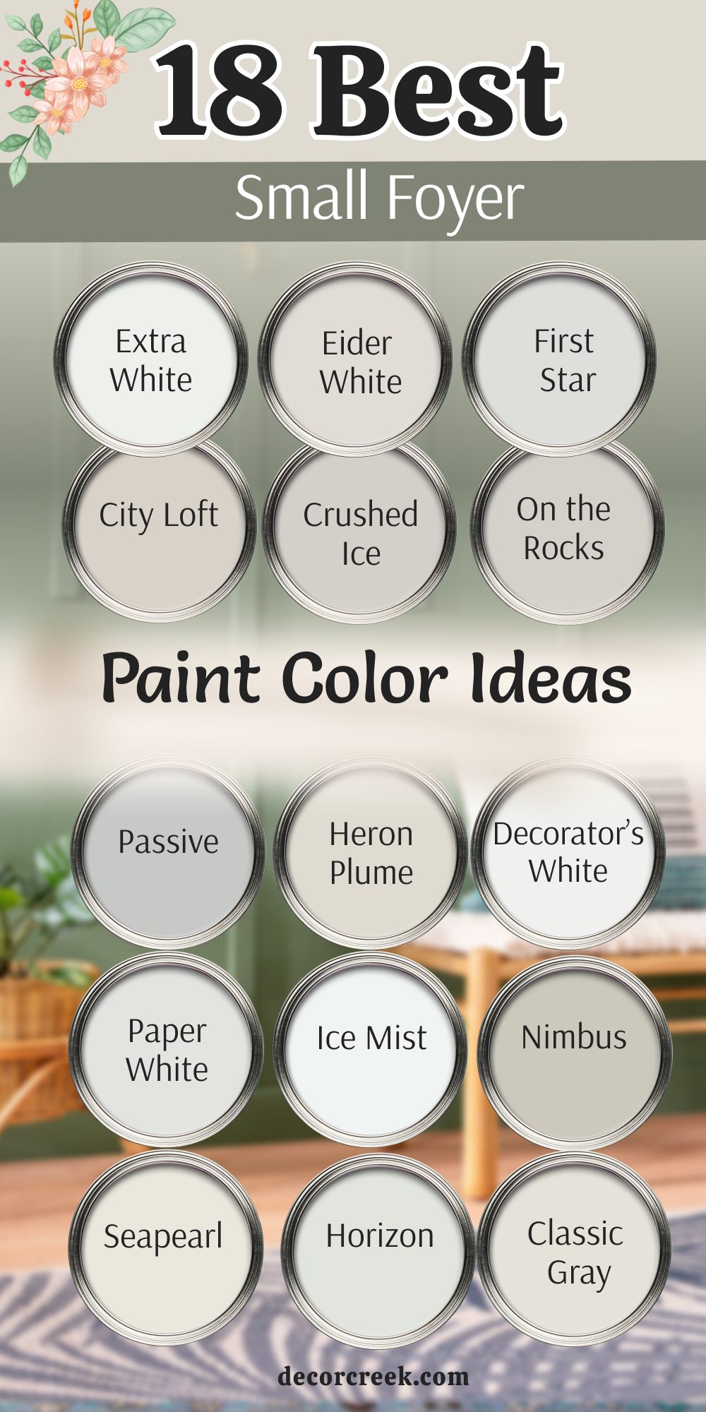 18 best small foyer paint color ideas