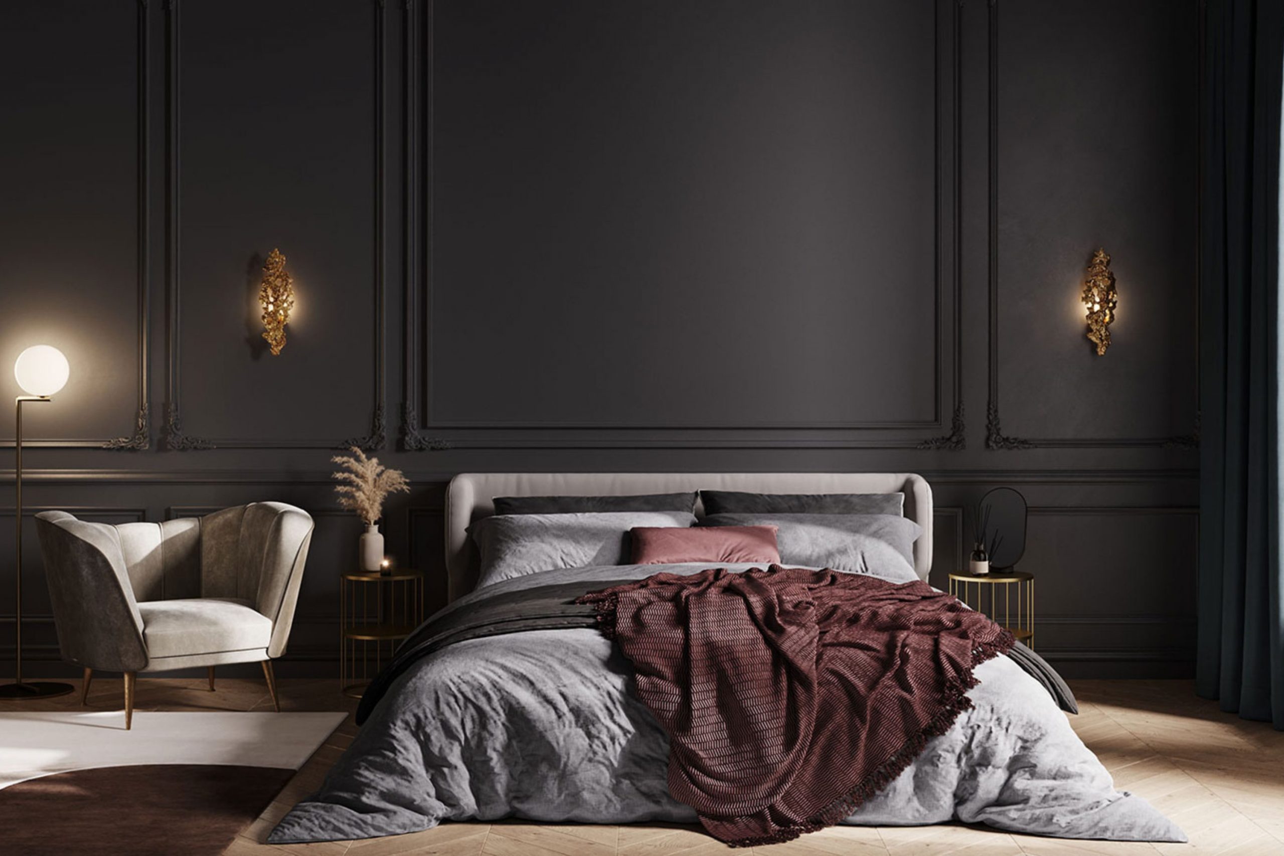 27 Dark Feminine Bedroom Paint Color Ideas for a Bold and Stylish Retreat