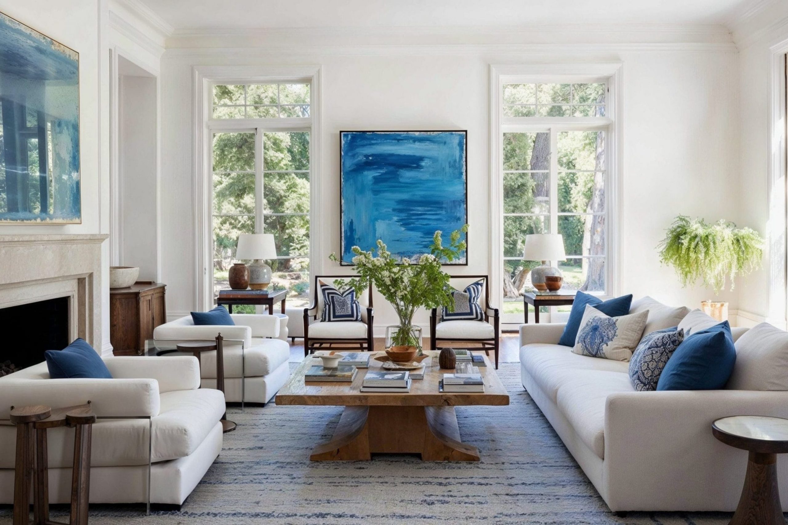 29 Paint Colors That Go With Blue for Beautiful and Balanced Room Designs