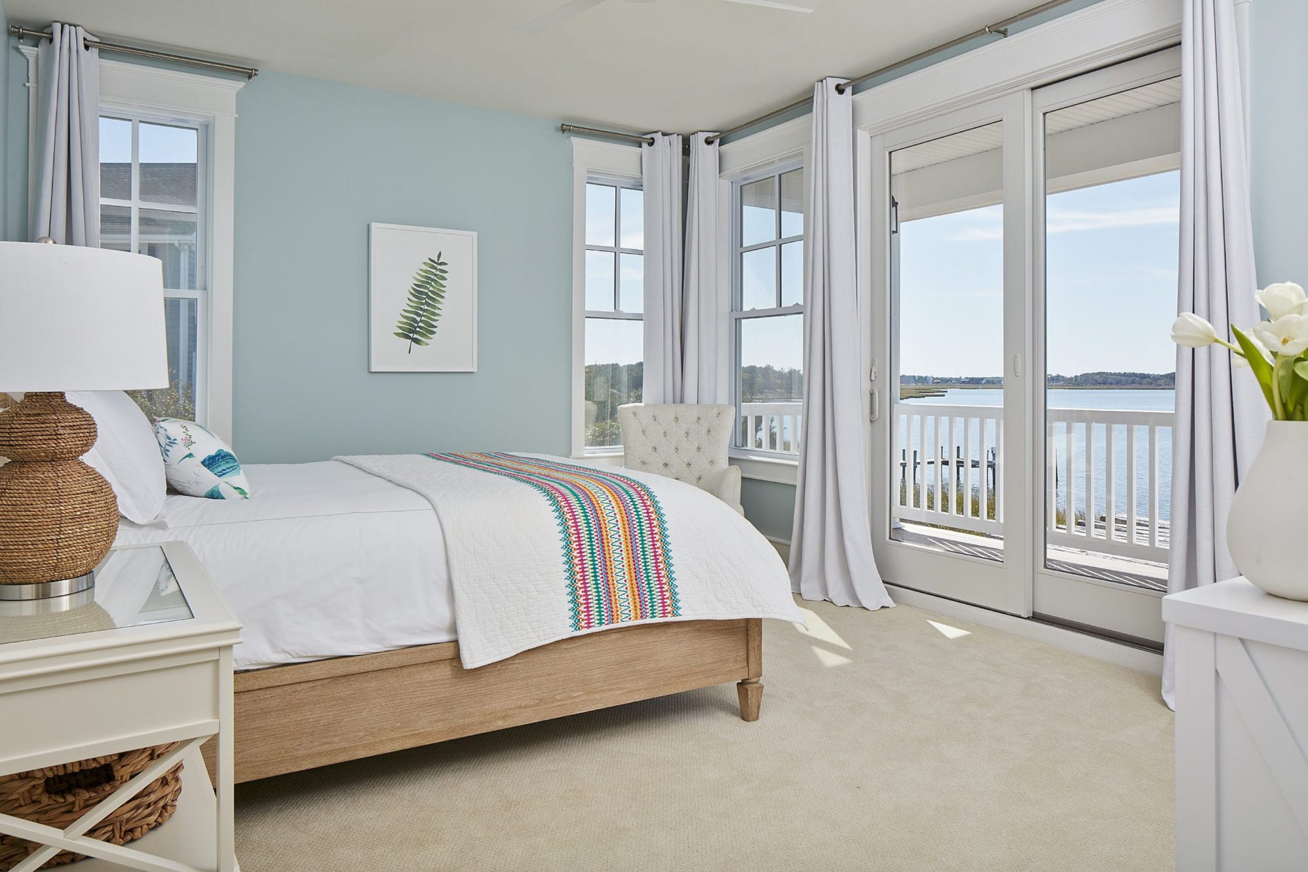 34 Beachy Paint Colors for the Bedroom That Bring Light Coastal Charm