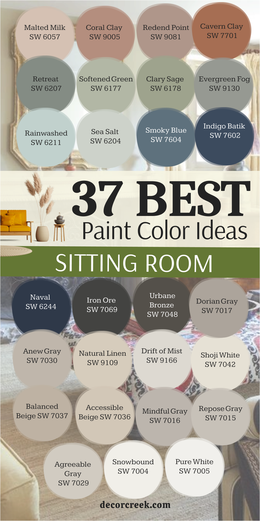 37 Sitting Room Paint Color Ideas