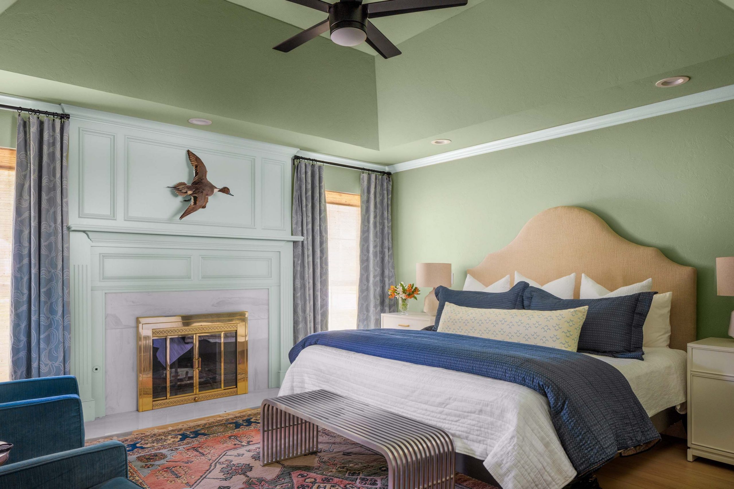 How I Choose the Perfect Paint Color to Pair with Green Walls, Cabinets, and Decor