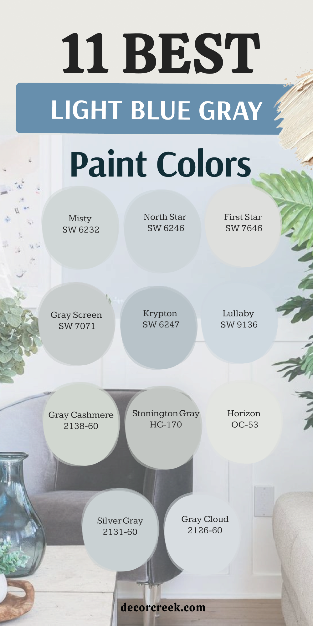 11 light blue gray paint colors