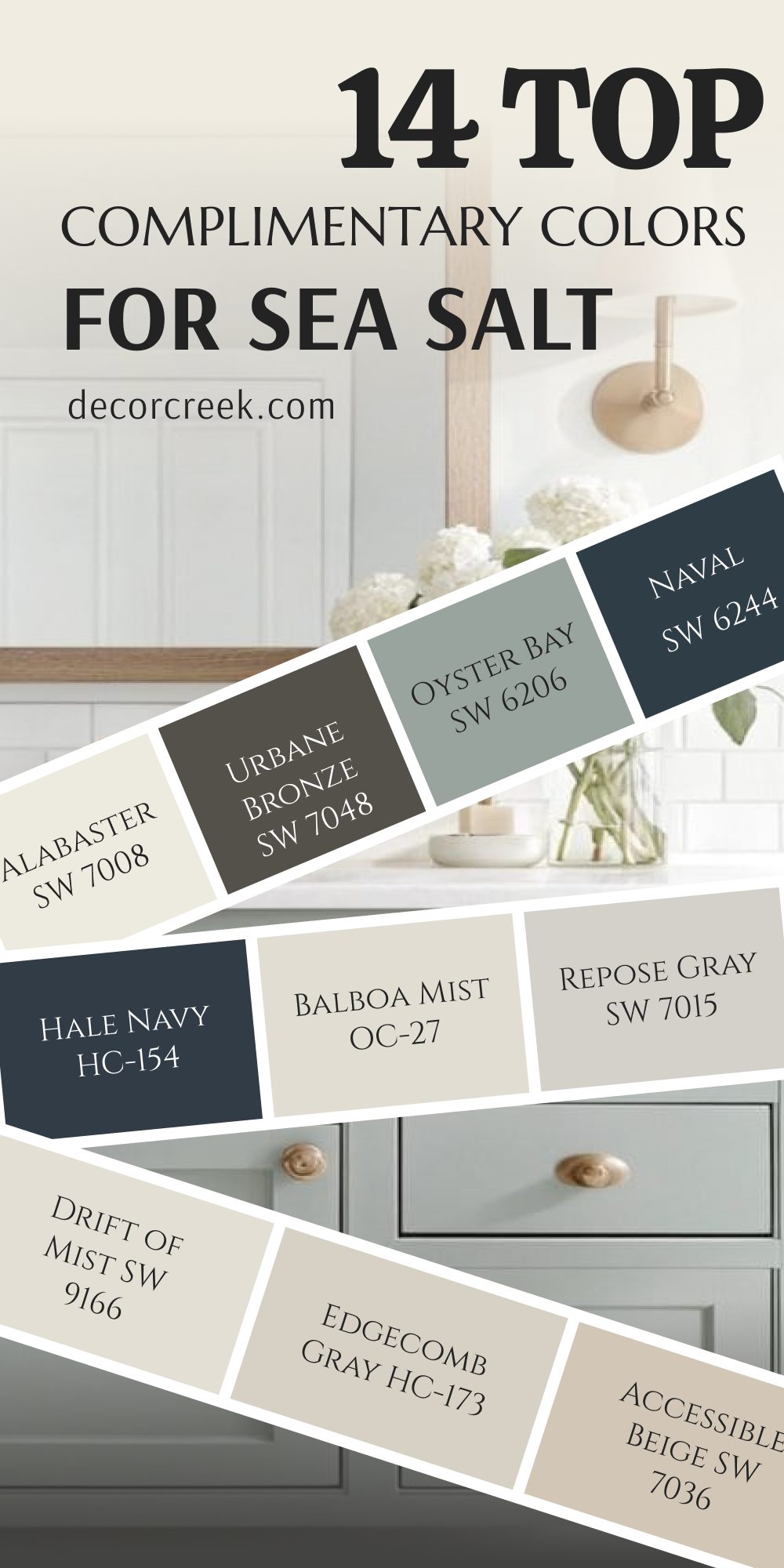 14 top complimentary colors for sea salt