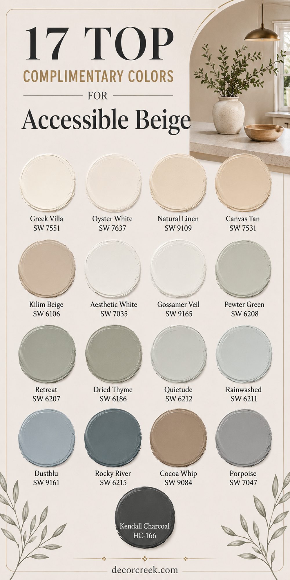 17 top complimentary colors for accessible beige