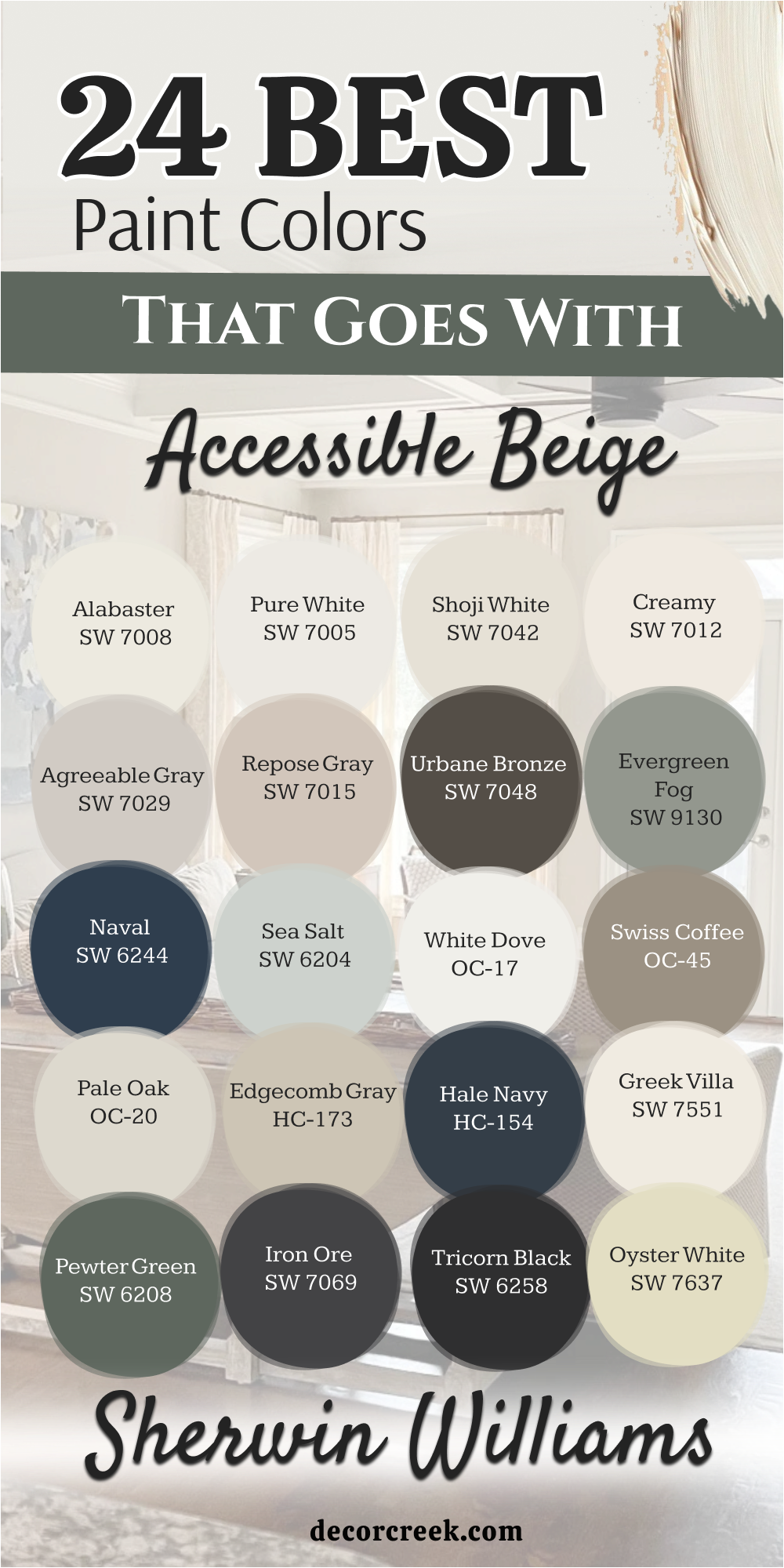 24 best colors that goes with accessible beige by sherwin williams