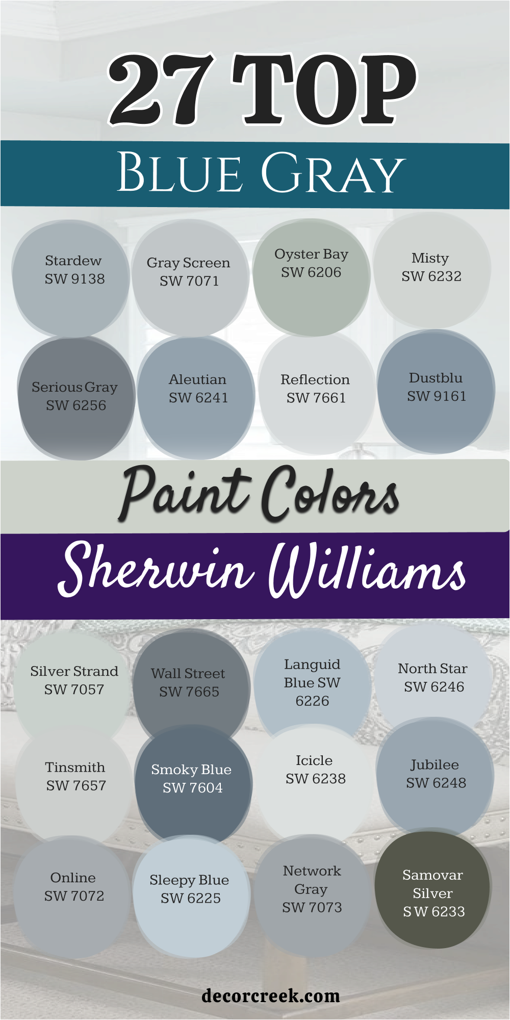 27 best blue gray paint colors from sherwin williams