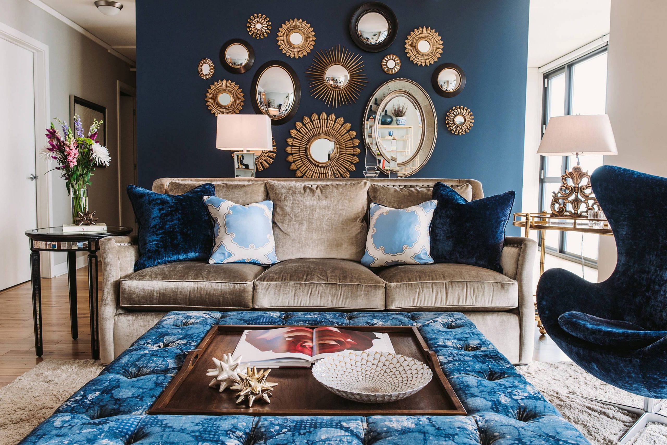 How I Choose the Perfect Paint Color to Pair With Navy Blue