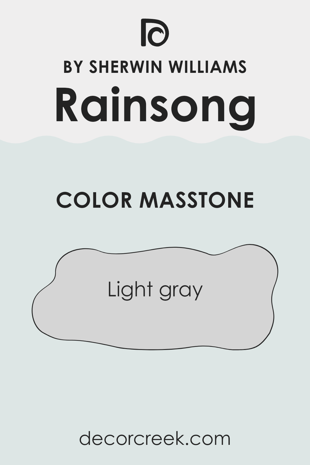 what_is_the_masstone_of_rainsong_sw_9681